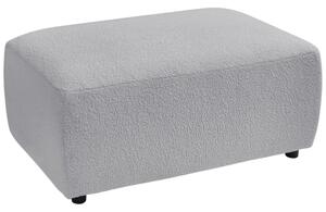 -25 % Dny MOMENTI– Bobochic Paris Světle šedá bouclé podnožka Envy 100 x 70 cm