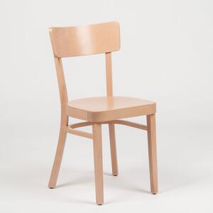 Masivní dřevěná jídelní židle KATE – elegantní retrodesign buk