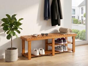 REGÁL NA BOTY, barvy akácie, akácie, Prestige Home - Regály na boty, Online Only