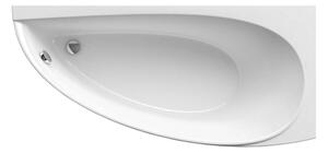 Asymetrická vana Ravak Avocado 160x75 cm akrylát pravá CH01000000