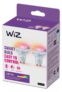 Philips Wiz Colors 8720169076723 LED žárovka GU10 PAR16 4,7W/345lm 2200-6500K+RGB 2-set