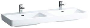 Dvojumyvadlo Laufen Pro S 130x46 cm dva otvory pro baterii H8149680001041