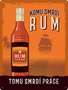 Postershop Plechová cedule: Rum - 30x40 cm
