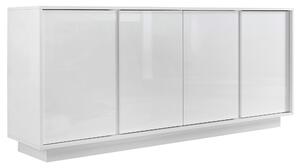 ŠIROKÁ KOMODA, vysoce lesklá bílá, 180/79/43 cm MID.YOU - Široké komody, Online Only