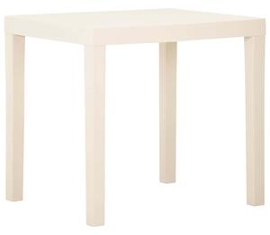 Zahradní stůl bílý 79 x 65 x 72 cm plast 315842