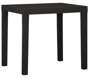 Zahradní stůl antracitový 79 x 65 x 72 cm plast 315845