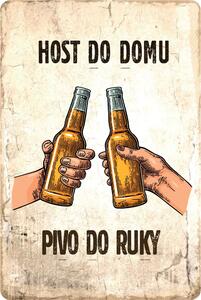 Postershop Plechová cedule: Výprodej alkoholu - 20x30 cm