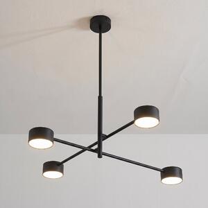 Stropní svítidlo NATSU 4 – černé, 4× GX53, šířka 64 cm