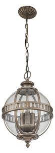 Kichler KL-HALLERON-8M-BU -Venkovní lustr na řetězu HALLERON 3xE14/40W/230V IP44