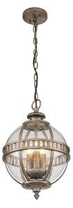 Kichler KL-HALLERON-8M-BU -Venkovní lustr na řetězu HALLERON 3xE14/40W/230V IP44