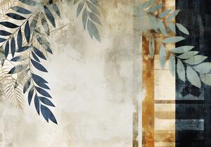 Postershop Fototapeta vliesová: Leaves Structure - 416x254 cm