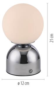 Schöner Wohnen 19218-17 - LED Stm. stolní lampa RUDI LED/1,2W/5V lesklý chrom