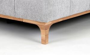 POSTEL BOXSPRING, 180/200 cm, dřevo, textil, kompozitní dřevo, platinová Welnova - Postele s úložným prostorem