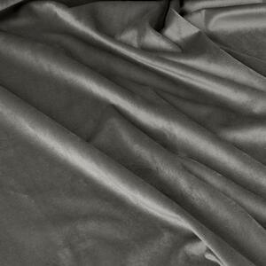 Markizeta Tmavě šedý sametový závěs na kroužcích VELVI 140x250 cm