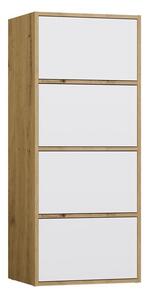 TP Living Komoda Alma 50 cm bílá/dub artisan