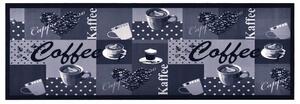 Kuchyňský koberec pratelný Coffee modrý 60 x 180 cm 315968
