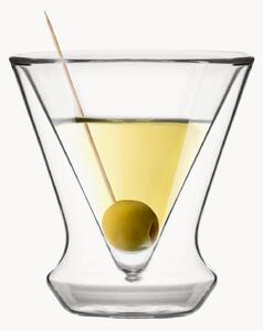 Sada sklenic na martini z borosilikátového skla Soho, 2 díly