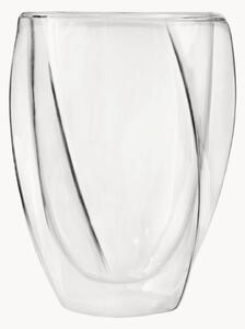 Sada sklenic z borosilikátového skla Cristallo Swirl, 2 díly