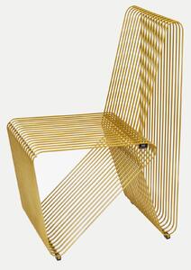 111 Furniture Limitovaná zlatá edice - Designová zahradní židle Futura Barva: Zlatá