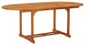 Zahradní stůl 200 x 100 x 75 cm masivní eukalyptové dřevo 316068