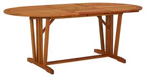 Zahradní stůl 200 x 100 x 75 cm masivní eukalyptové dřevo 316072