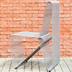 111 Furniture Designová zahradní židle Futura stříbrná Barva: Stříbrná