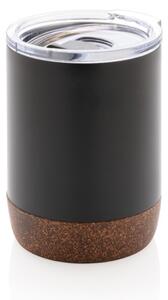 Termohrnek do kávovaru Cork, 180ml, XD Design, černý