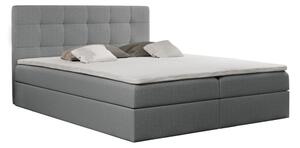 KONDELA Boxspringová postel, 180x200, šedá, KAMILIA