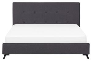 Manželská postel 160 cm AMBRE (s roštem) (šedá). 1007092