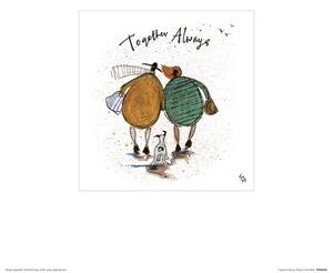 Umělecký tisk Sam Toft - Together Always, Sam Toft, (30 x 30 cm)