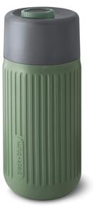 Skleněný cestovní hrnek, 340ml, Black+Blum, zelený