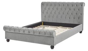 Manželská postel 140 cm ARCHON (s roštem) (šedá). 1007114