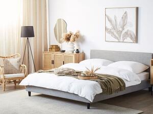 Manželská postel 180 cm FUTTI (s roštem) (šedá). 1007269