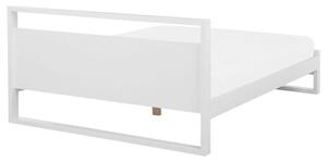 Manželská postel 160 cm GIACOMO (s roštem) (bílá). 1007286