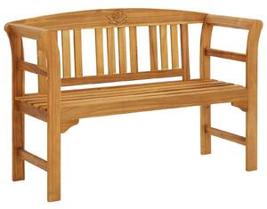 Zahradní lavice 114 cm masivní akáciové dřevo 316497