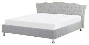Manželská postel 160 cm MATH (s roštem a úl. prostorem) (šedá). 1007360