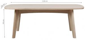 Actona Konferenční stolek Marte bělený dub