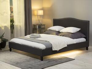 Manželská postel 160 cm MONELIER (s roštem) (šedá). 1007376