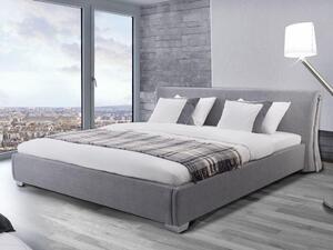 Manželská postel 180 cm PARNAS (s roštem) (šedá). 1007418