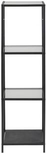 Actona Regál Seaford 37 x119,5 cm černý