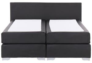 Kontinentální postel 180 cm PREMIER 2 (s matracemi) (černá). 1007433