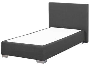 Kontinentální postel 90 cm PREMIER (s matracemi) (šedá). 1007436