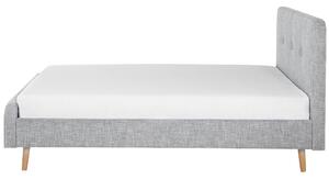 Manželská postel 180 cm ROME (s roštem) (světle šedá). 1007459