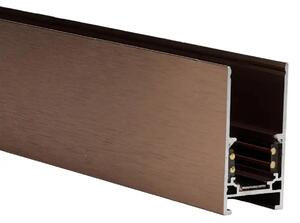 Alfa Track Magnetic52 1M + 2X End Cap Anodised Chocolate