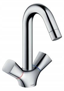 Hansgrohe dvourukojetová umyvadlová baterie s otočnou výpustí Logis 71221000