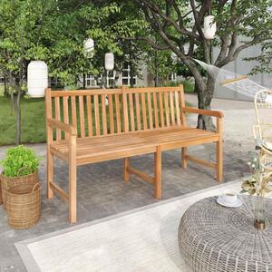 Zahradní lavice 150 cm masivní teakové dřevo 316623