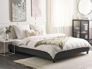 Manželská postel 180 cm ROXENNE (s roštem) (šedá). 1007479