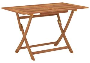 Skládací zahradní stůl 120x70x75 cm masivní eukalyptové dřevo 316621
