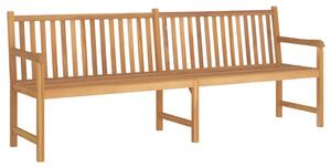Zahradní lavice 228 cm masivní teakové dřevo 316624