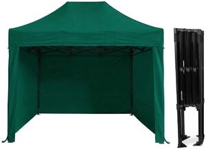 TENTino Nůžkový párty stan 2x3 m STEEL HEXAGON Barva opláštění (Zvolte variantu): 9A - ZELENÁ